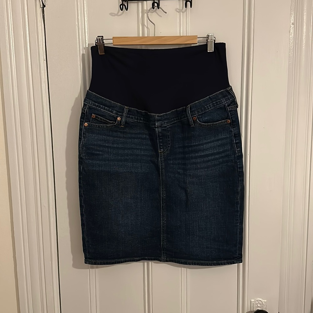 Maternity Jean skirt